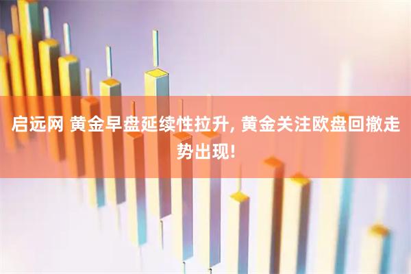 启远网 黄金早盘延续性拉升, 黄金关注欧盘回撤走势出现!